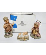 Berta Hummel 3-Piece Nativity Set w/ Mary, Joseph, Baby Jesus Goebel 1996 - £44.90 GBP