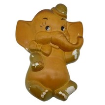 Vtg Miller Studio 1956 Chalkware Anthropomorphic Elephant Lucky Trunk Up READ** - £14.93 GBP