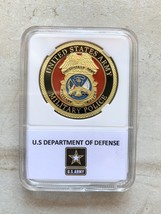 2 PCS MP-Military Police Army Challenge Coin US Army. With Case - Fast Shipping - $29.62