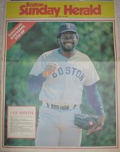 BOSTON RED SOX LEE SMITH 1988 BOSTON HERALD POSTER - $7.99