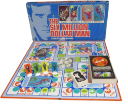 VINTAGE 1975 THE SIX MILLION DOLLAR MAN BOARD GAME COMPLETE EXCELLENT - £11.40 GBP