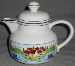 Villeroy &amp; Boch NAIF BOATERS PATTERN Teapot LUXEMBOURG - £102.55 GBP