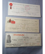 1927 1947 1962 Coca Cola Newark Ohio Bottling Co Payroll Check lot 3 dif... - £19.71 GBP