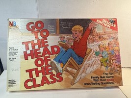 VTG Go to the Head of the Class Deluxe Board Game1986 Milton Bradley COMPLETE - £16.80 GBP