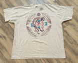 Vtg 90s Tribal Southwestern Shirt Large Gray Single-Stitch USA Aztec Nat... - £14.76 GBP