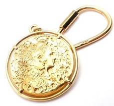 Rare! Piaget by Salvador Dali 22k Gold Coin 18k Yellow Gold Pendant Key ... - £8,393.23 GBP