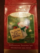 Hallmark Keepsake Ornament Millennium Snowma&#39;am upc 015012600957 - £19.69 GBP