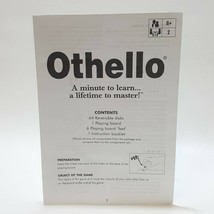 Othello Instruction Manual Rules Booklet Replacement Game Pieces English - £1.98 GBP