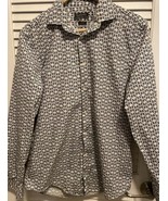 Zara Man Button Men’s Shirt Slim Fit Size M Butterflies - $31.44 CAD
