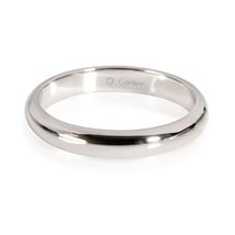 Cartier Platinum 3.5mm Classic Wide Dome &#39;1895&#39; Wedding Band Ring Size 7.5 - $1,100.00