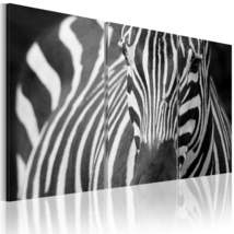 Stretched canvas animal art mrs  zebra tiptophomedecor thumb200