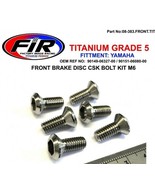 Titanium front &amp; rear brake disc bolt set OF 12- YAMAHA YZ85 SMLWHEEL 20... - £30.59 GBP