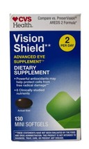 CVS Vision Shield Advanced Eye Supplement, 130 mini softgels Exp 01/2025 - £14.70 GBP