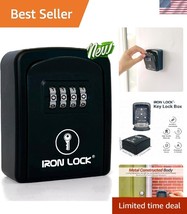Metal Wall Mount 4-Digit Combination Lock Box - Secure Your Keys Effortl... - $728.59 MXN