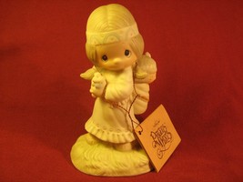 Precious Moments Porcelain Figurine 1977 HIS BURDEN IS LIGHT E-1380/G [Y94] - £15.03 GBP