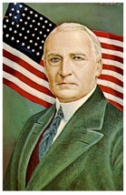 Warren Harding 29th US President Painted by Morris Katz 1969 Ohio Postcard - £5.27 GBP