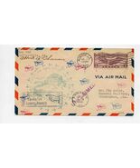 1931 First Flight Air Mail Cover AM 33 Monroe Louisiana Unclaimed - $11.88