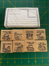 Stampin up Bon Appetit Rubber Stamps Set - £11.74 GBP