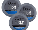 Dove Men+Care Ultra Hydra Cream, Face, Hands and Body Care 3 Pack of 2.5... - $37.86