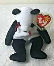 1997/98 TY Beanie Baby &quot;Fortune&quot; Panda Bear 8&quot; Tag Errors - £26.15 GBP