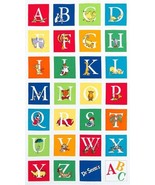 24&quot; X 44&quot; Panel ABC by Dr Seuss ABC&#39;s Alphabet Kids Cotton Fabric Panel ... - $9.97