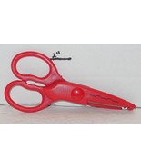 Red Craft Scrap-Booking Scissors Cutting Crafting - £7.59 GBP