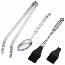 Bbq Accessories, Grill Utensils Set, 14 Inch Extra Long Grill Tongs, 11.... - £19.75 GBP