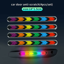 4PCS Car Door Handle Protective Film Reflective Rainbow Sticker Anti-Scratch V2 - £6.98 GBP