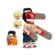 Denji Pochita The Chainsaw Man Minifigures Building Toys - £3.58 GBP