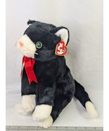 Ty Zip Black Cat Plush 10 Inch 1999 Stuffed Animal Toy - $29.95