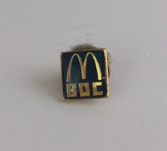 McDonald&#39;s BOC Blue McDonald&#39;s Employee Lapel Hat Pin - $7.28