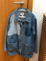 FOREVER21, Jean Jacket, Distressed with Pocket Blocking, Cotton, Size M,... - £12.88 GBP