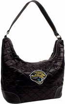 New JACKSONVILLE JAGUARS Quilted Hobo Bag PURSE NFL Football NWT Free Sh... - $24.74