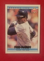 1992 Donruss Mc Donald&#39;s Mvp Fred Mc Griff #9 Canada Limited San Diego Padres - £1.43 GBP