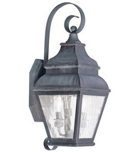 Livex 2602-61 2 Light Outdoor Wall Lantern in Charcoal - £463.69 GBP
