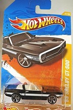2011 Hot Wheels #21 New Models 21/50 &#39;69 SHELBY GT-500 Black Variant w/ChromeMC5 - £7.63 GBP