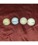 Golf Balls X4 Vintage Range And Practice Balls - £6.69 GBP