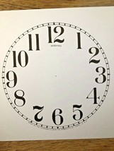 5 Inch Sessions Clock Replacement Paper Dial             (Lot 144) - £5.45 GBP
