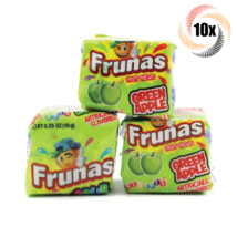 10x Packs Frunas Green Apple Fruit Chews | 4 Chews Per Pack | Fast Shipping - £5.78 GBP