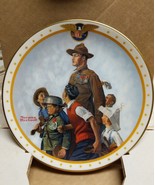 Heroes Welcome The Norman Rockwell Home of the Brave Plate Complete w/Bo... - £7.78 GBP