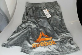 reebok kid shorts S88201rb sz XL Heather Grey and orange - £12.45 GBP