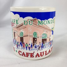 Café Du Monde 12 oz Coffee Mug Cup French Quarter Market Coffee  New Orleans LA - £16.07 GBP