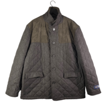 Hart Schaffner Marx Quilted Wool Jacket Mens Size 2X Fieldstone Riding B... - £140.12 GBP