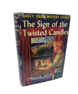 The Sign of the Twisted Candles 1933 Book Hardcover Dust Jacket Nancy Dr... - £44.77 GBP