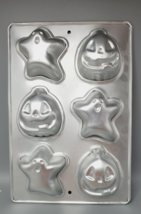 Mini Ghosts and Pumpkins Pan Cake Jello Mold Wilton 2105-188  - £6.38 GBP