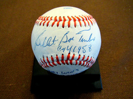 Bob Turley 1958 Cy Young Wsc New York Yankees Stat Signed Auto Baseball Jsa - $118.79