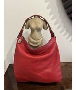 REED KRAKOFF Pebble Leather Turn-Lock Zip Top Medium Shoulder Bag - $148.50