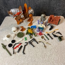 Vintage Toys and Action Figure Lot for Parts Broken Accessories Mixed 1980s 1990 - £10.58 GBP