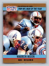 Warren Moon #4 1990 Pro Set Houston Oilers - £1.47 GBP