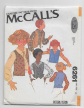 Mccalls Carefree Sewing Patterns Vest 6261 1978 Size 12 Uncut Vintage - $4.75